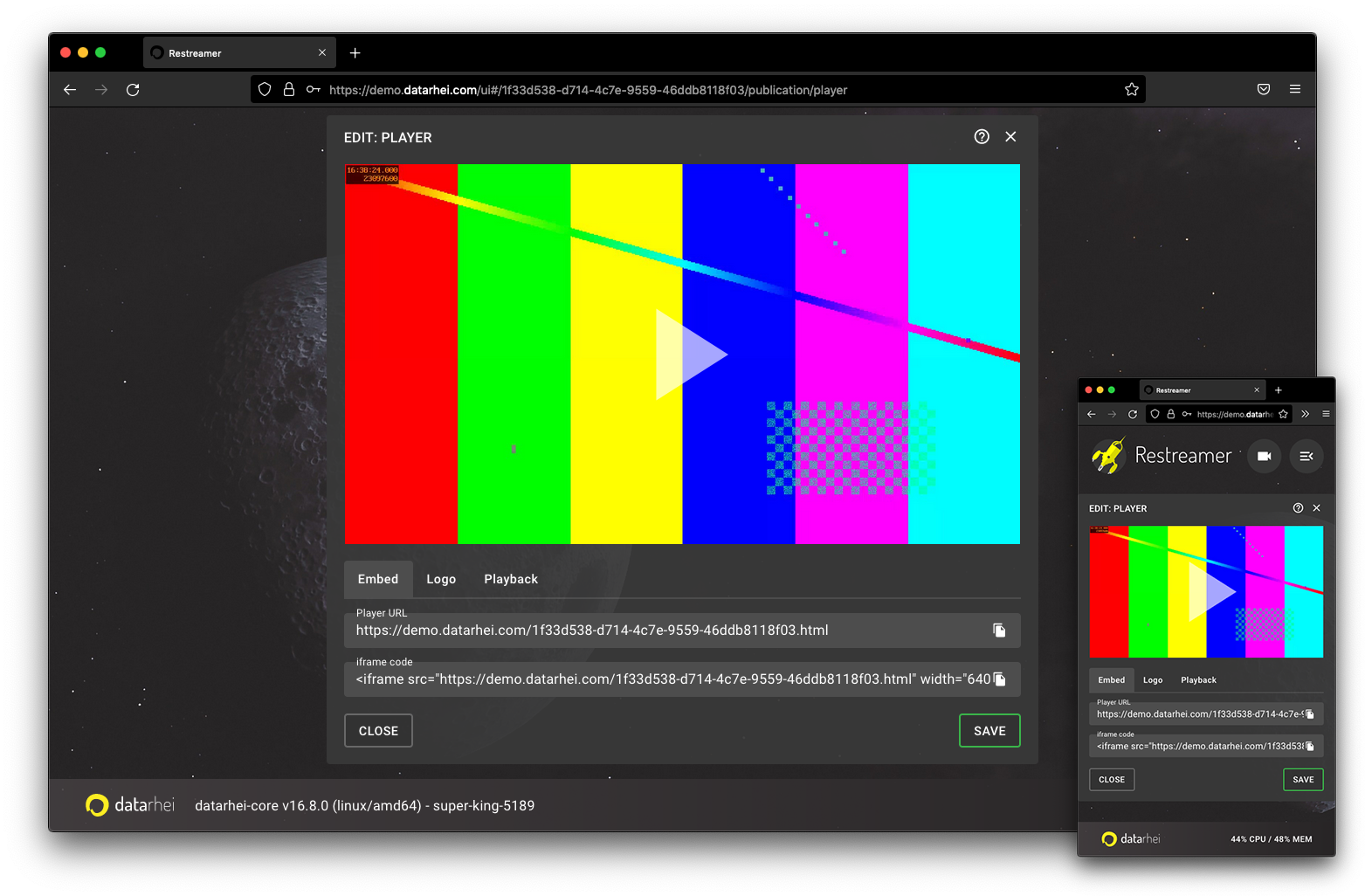 Open source video player